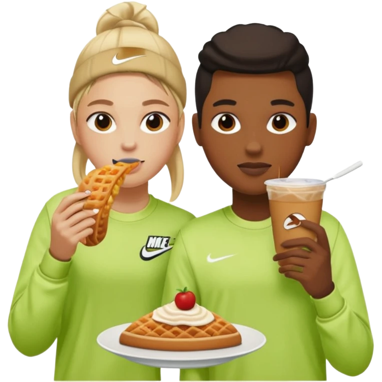 i want two person nicke eatche athore emoji