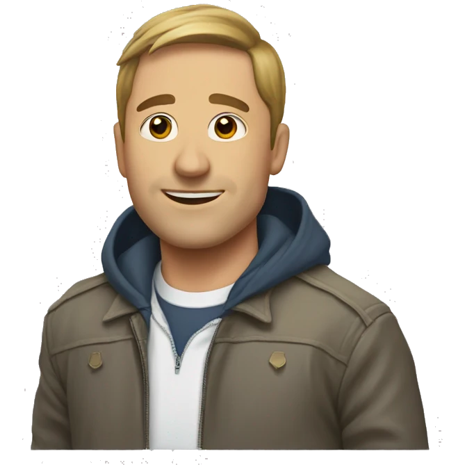 Белый пудель  emoji