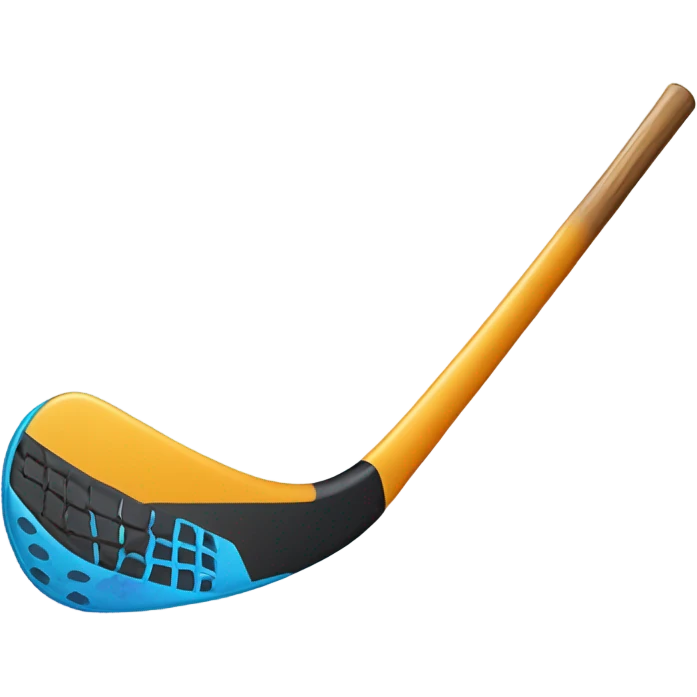 field hockey stick emoji