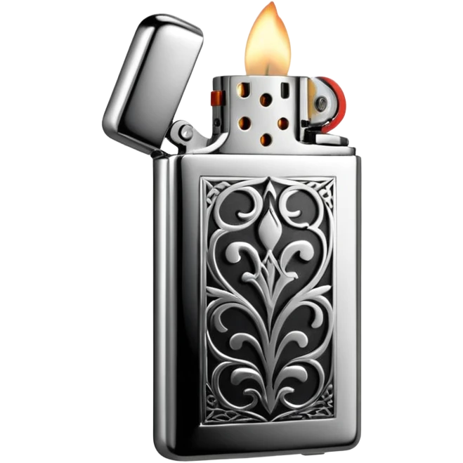 hipster lighter emoji
