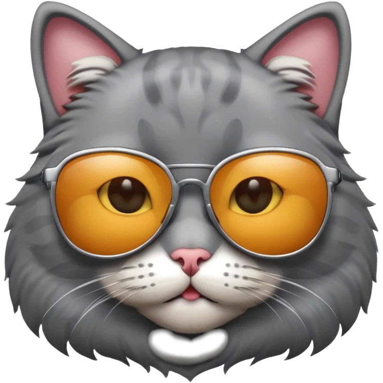 Cat wearing sunglasses emoji