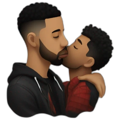 drake kissing 21 savage emoji