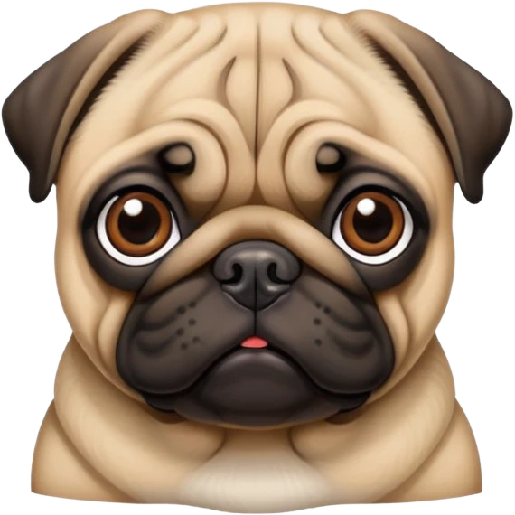 Dog pug emoji