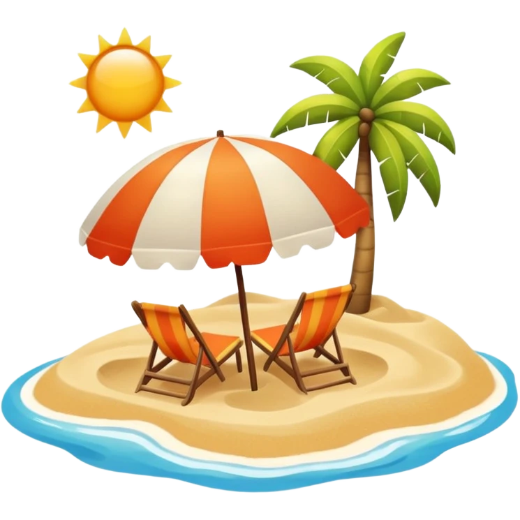 Beach  emoji