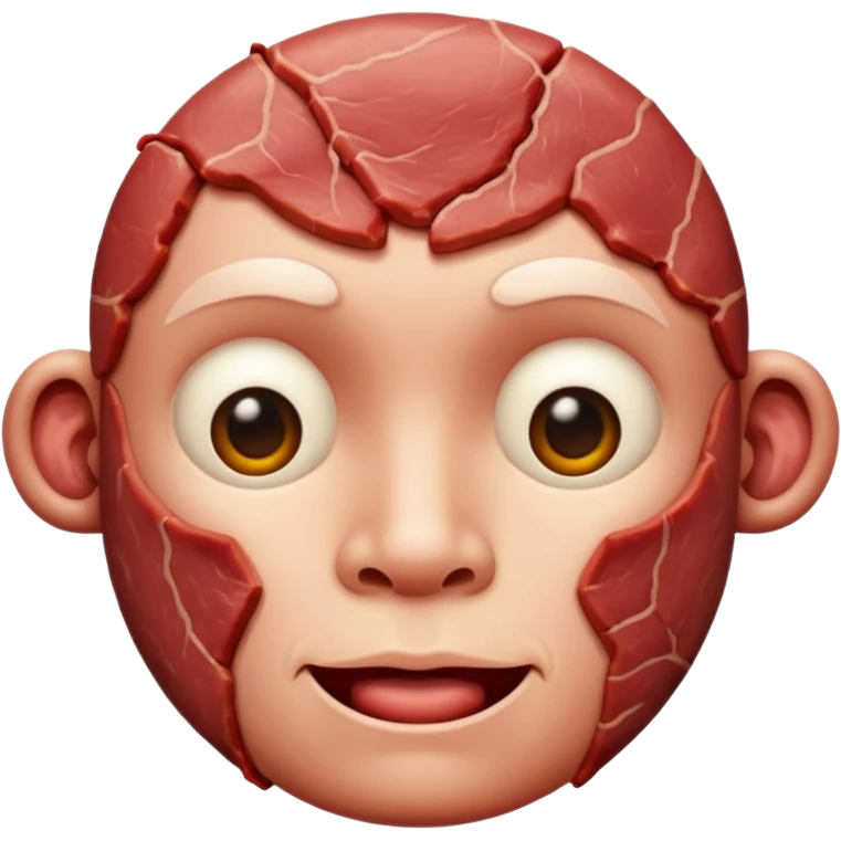 Meat face  emoji