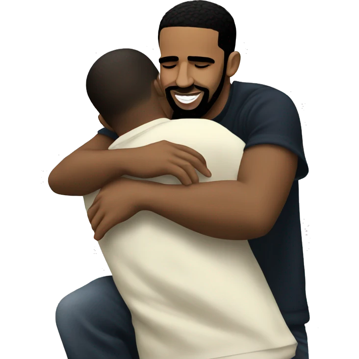Diddy hugging Drake emoji