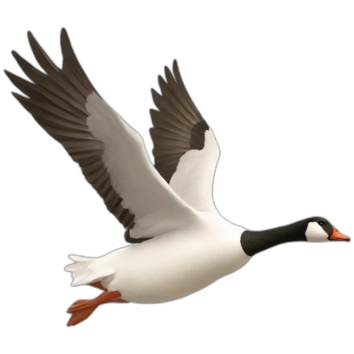 goose flying emoji