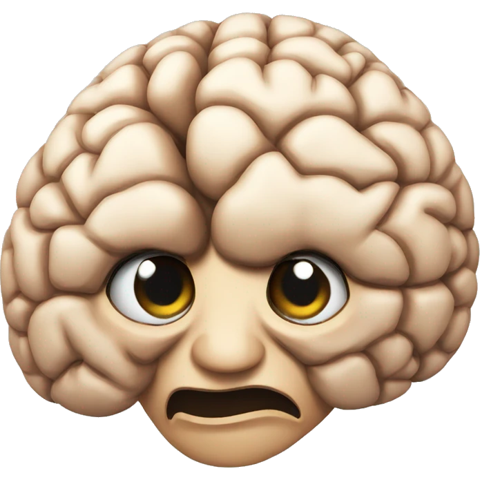 brain stress emoji
