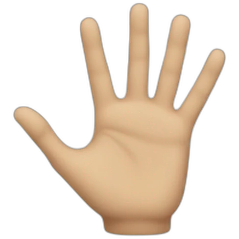 straight-edge-x-hand emoji