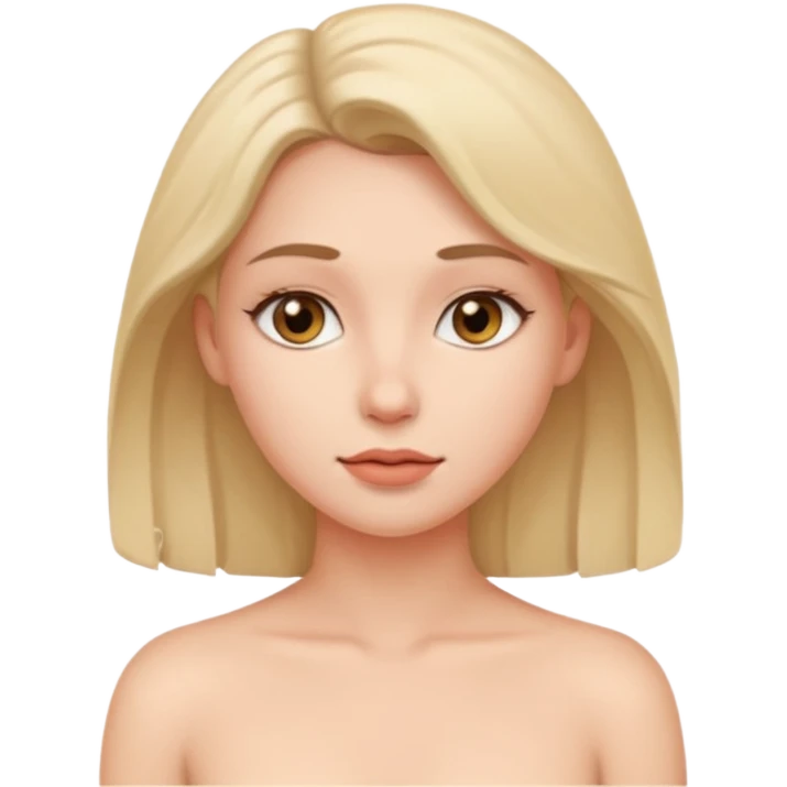 Woman without clothes  emoji