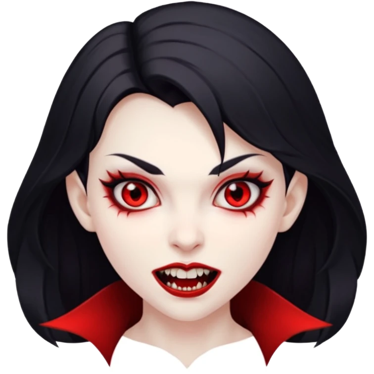 Vampire devil girl emoji