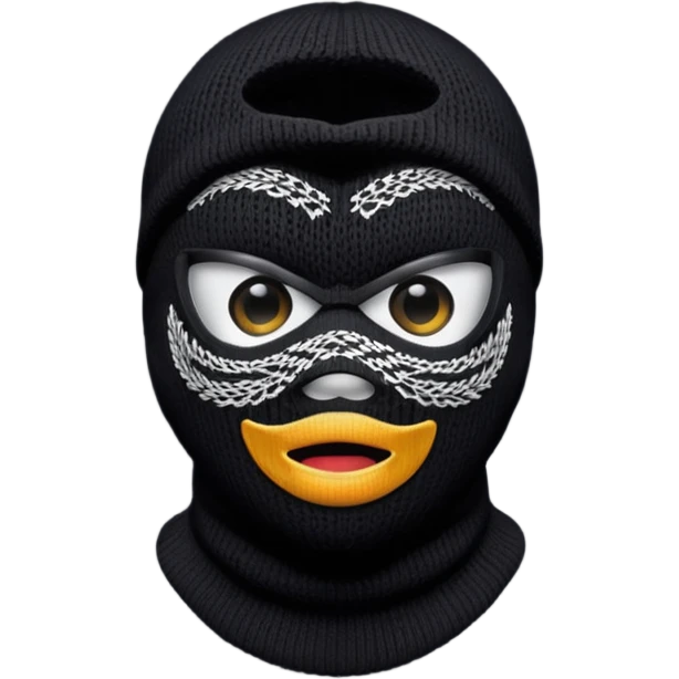 ski mask emoji