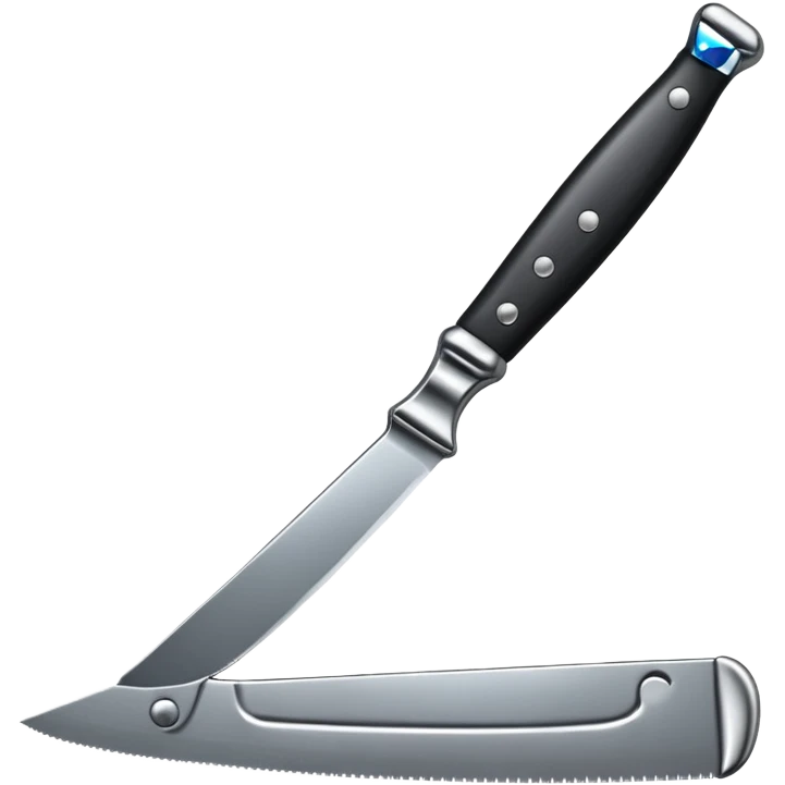 straight razor, barber shop. emoji