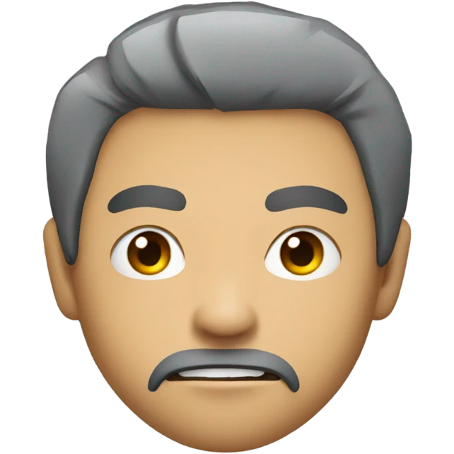 scary asian man  emoji