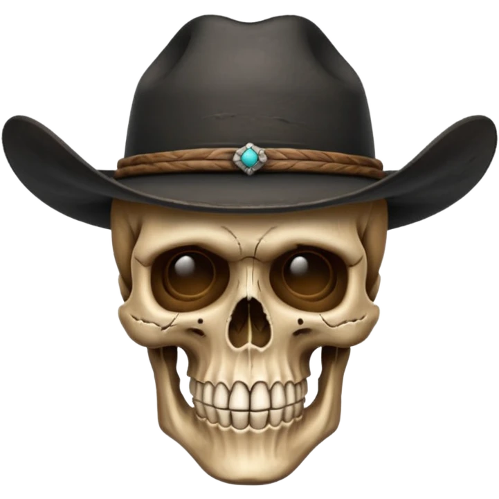 🤠+💀 emoji