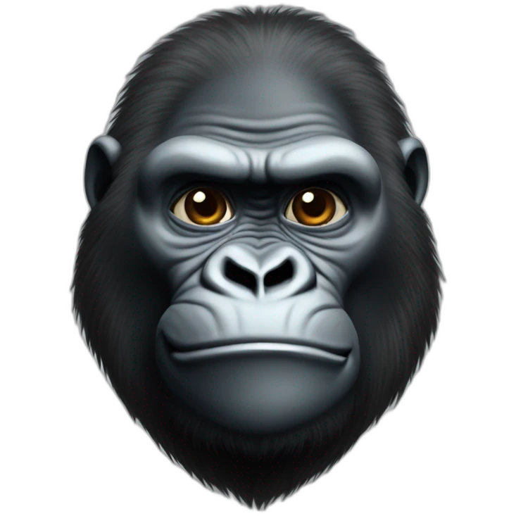 Gorilla meeting Steve Jobs emoji