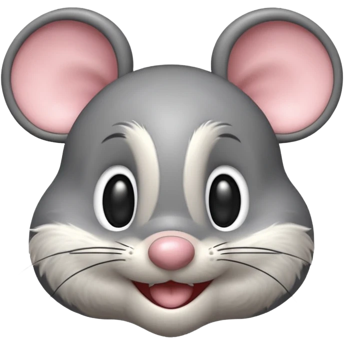 3d minis mouse smile emoji