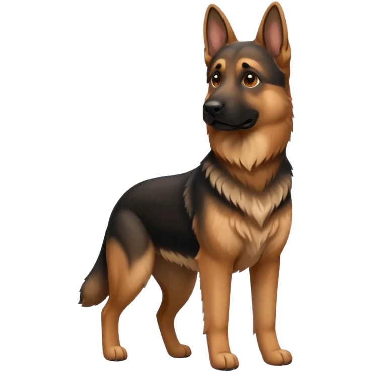German shepherd dog emoji