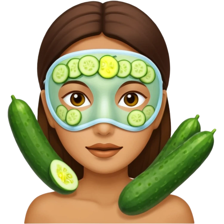 women beauty facial mask emoji