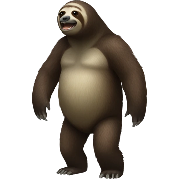 giant sloth entire body emoji