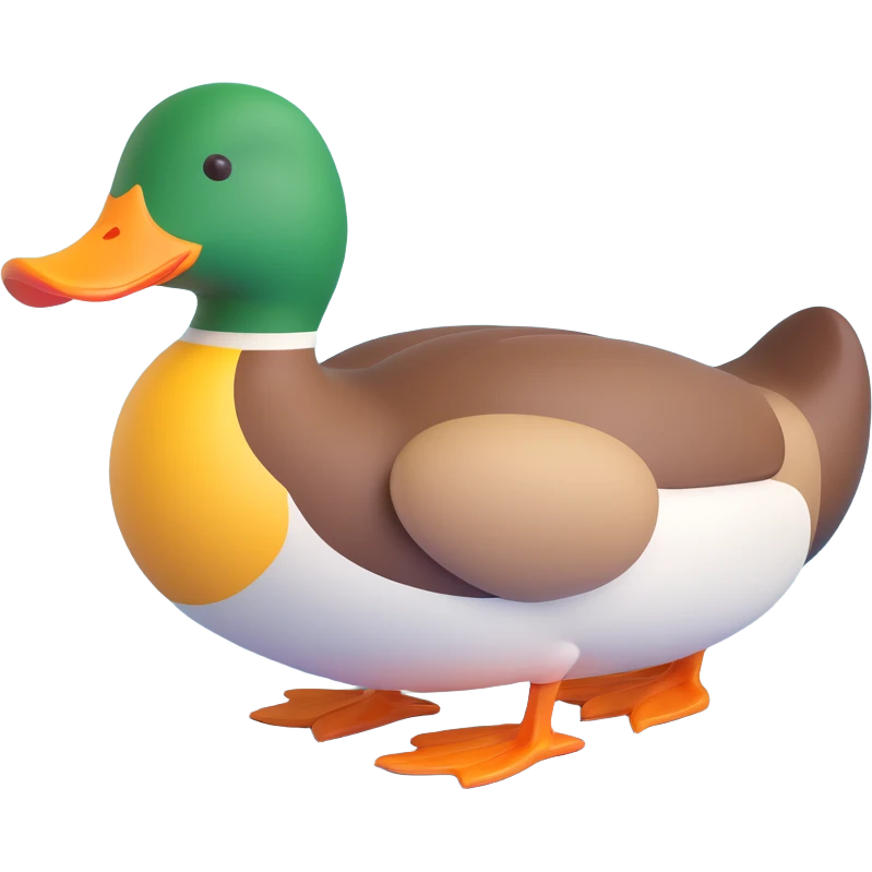 realistic duck emoji