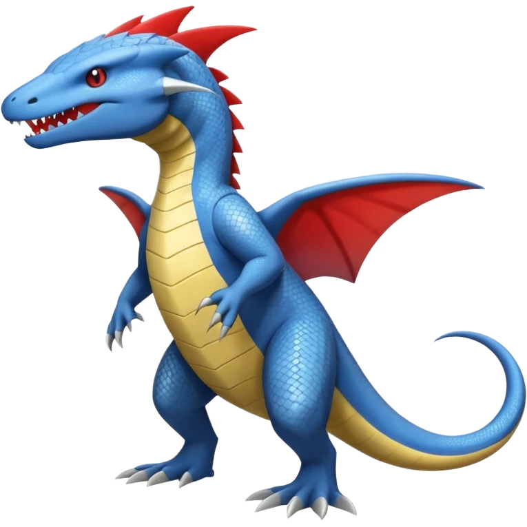 Latios-Gabite-Croconaw-Salandit-Helioptile-fusion (full body) emoji