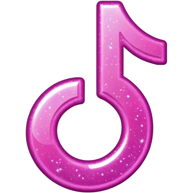 glitter pink symbol TikTok emoji