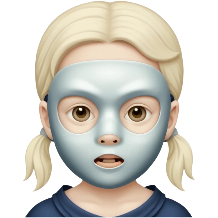horror masked child emoji