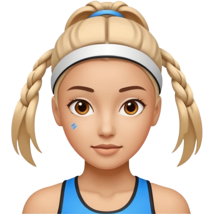 intelligence artificielle femme sportive emoji