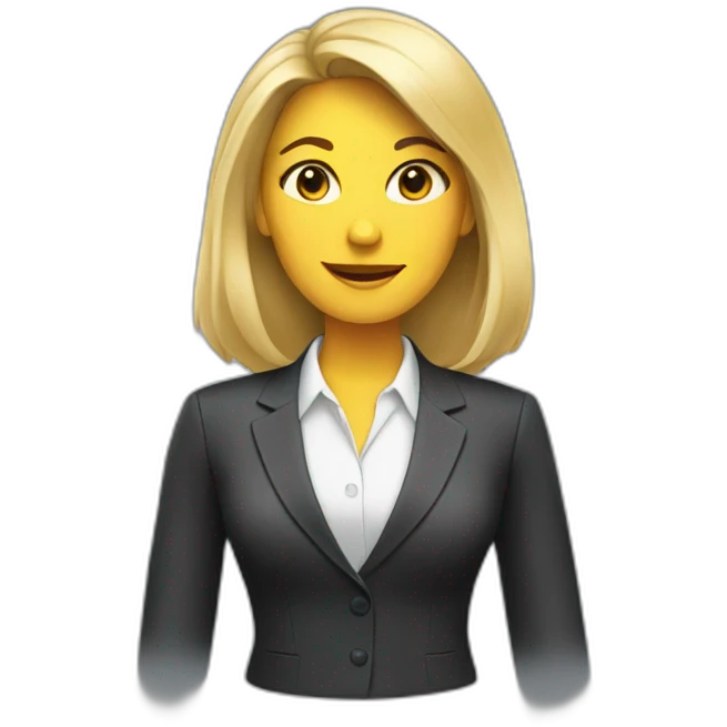 businesswoman emoji