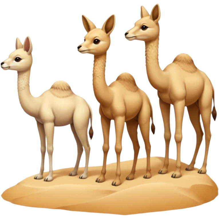 animals living in desert, emoji