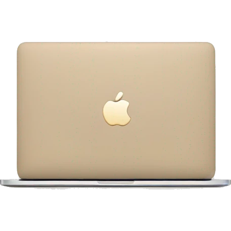 Beige macbook emoji