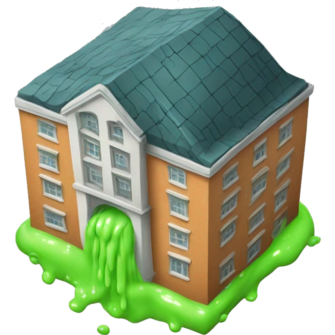 Building slime emoji