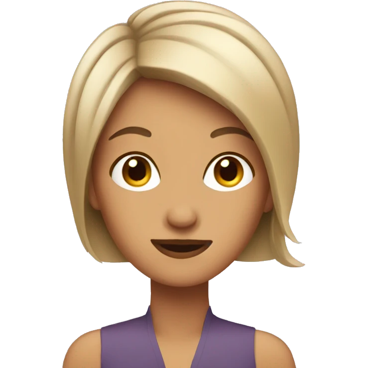 Lady with haircut emoji
