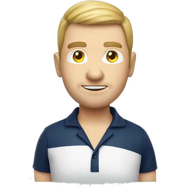 Lawn bowls man emoji