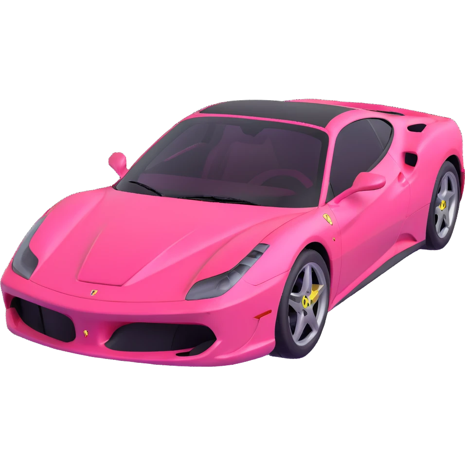 pink gothic Ferrari emoji