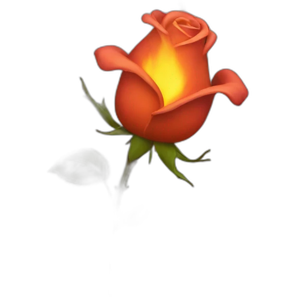 Rose Fire emoji