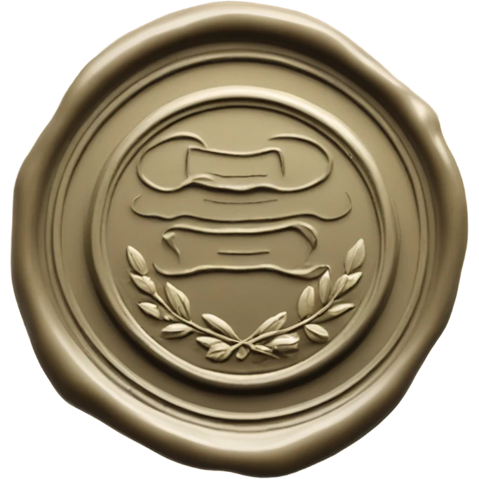 wax seal stamp emoji