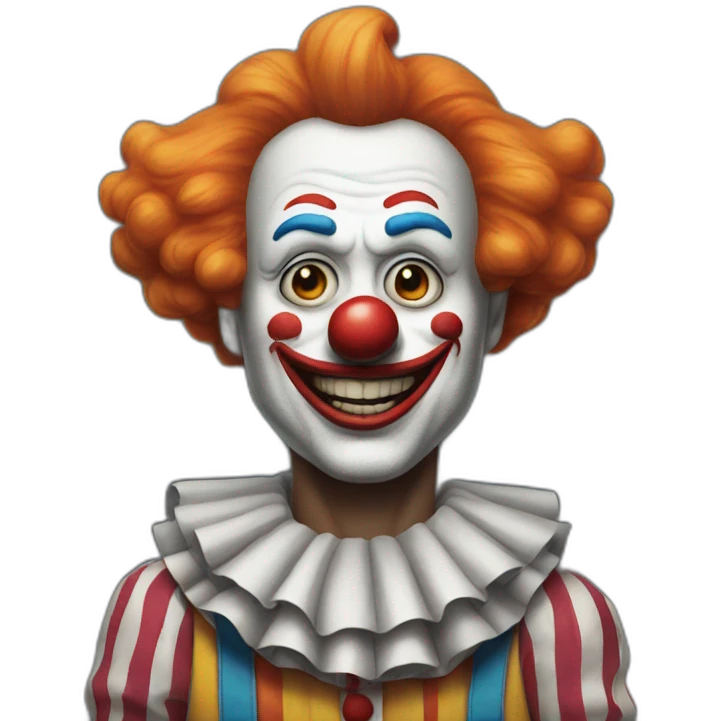full body it the clown emoji