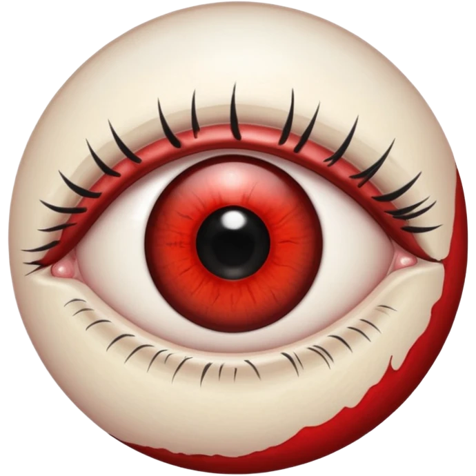 creepy eye emoji