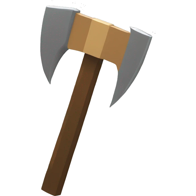Minecraft pickaxe emoji