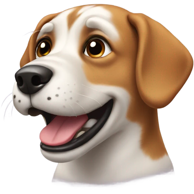 dog talking emoji