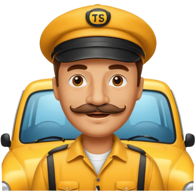 taxi driver emoji