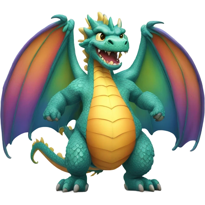 Big belly ballon dragon  emoji