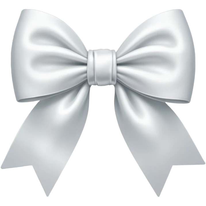 White bow emoji
