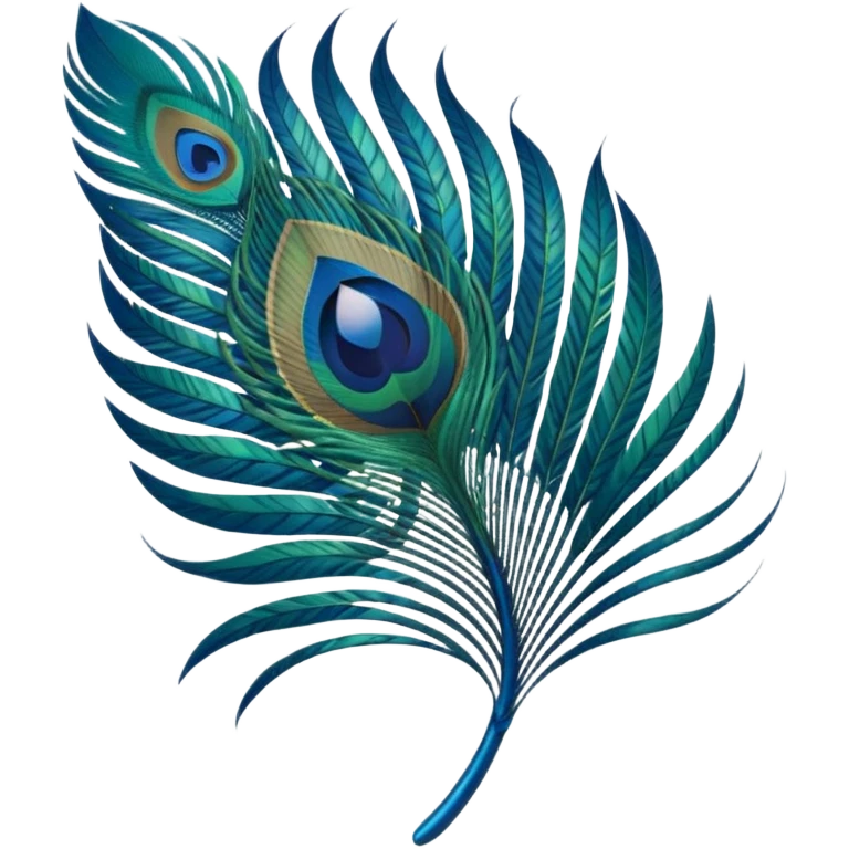 Peacock leaf emoji