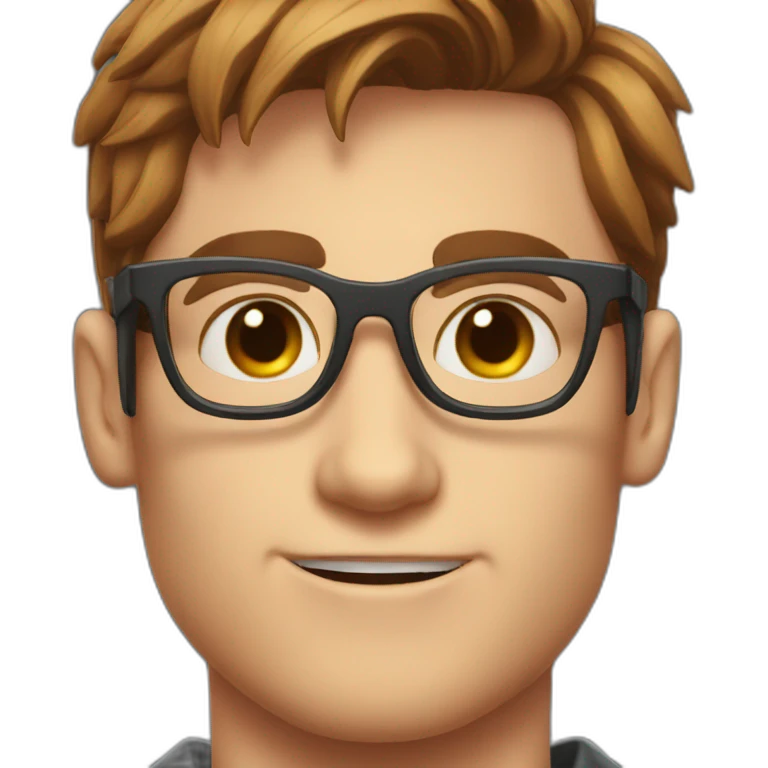 Peterparker with glasses emoji