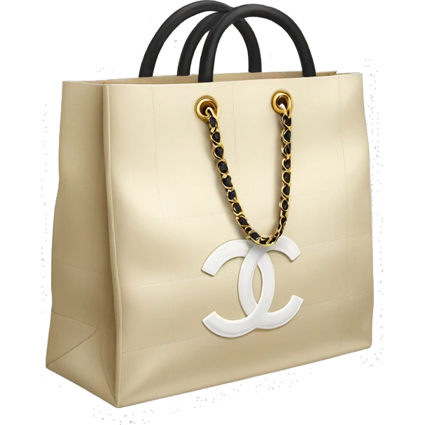 Chanel shopping bag  emoji