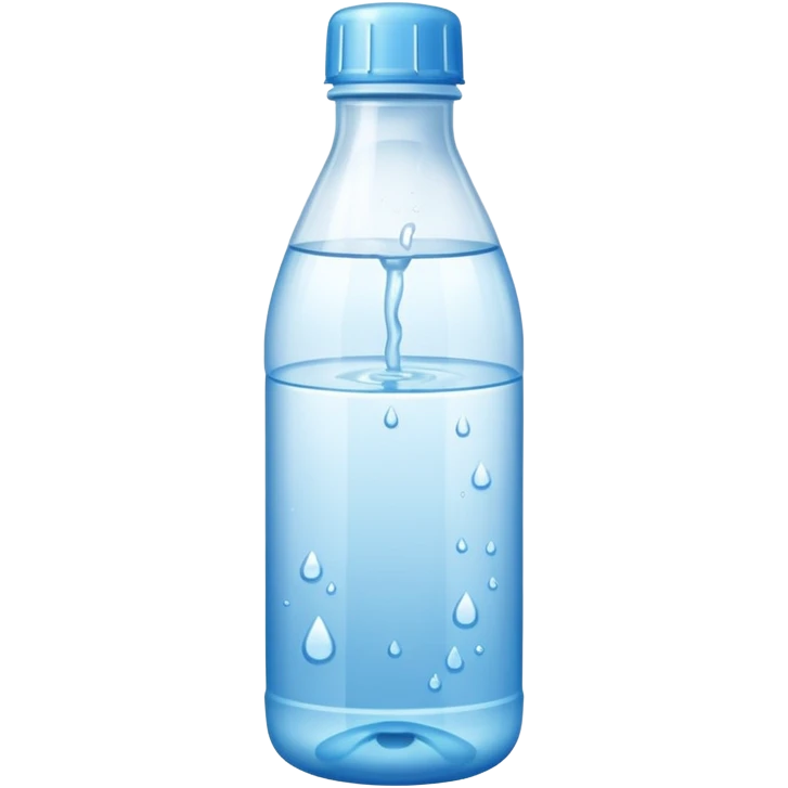 open bottle of water emoji