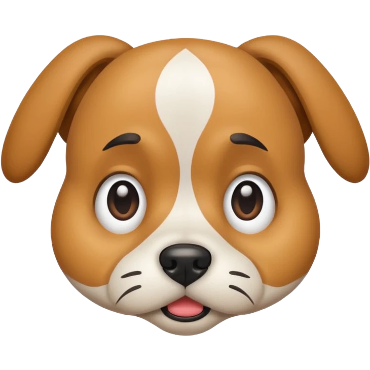 Собака с бровями мем  emoji